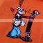 A3086 orange 18M/6Y fashion french terry hoodie zipper Popeye theme boys casual coat with printing