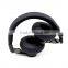 Latest genuine Leather bluetooth headset wireless headphone wholesale