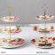 Ceramic cake stand 3 tiers,European-style Cake Display Stand