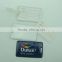 Factory wholesale business card size cheap clear plastic pvc leather luggage tag
