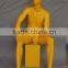 Fashion Display full body male mannequin painting yellow color wonderful color mannequin