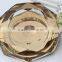Hot Sales luxury gold color Crystal Cigar Ashtray