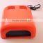 2015 orange color model 613 hot sale 36w nail uv lamp