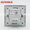 86*86 European standard 1Gang 2Way wall switch with led indicator light lamp neon