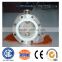 double flange rubber lined ductile iron butterfly valve