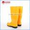 High Quality PVC Safety Boots with Candy Yellow Color