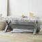 Cross Base Upholstered Bench OT-824