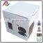 Folding corrugated paper box with printing for bluetooth speaker packing
