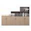 Modern wooden office Low cabinet