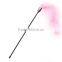 Teaser Wand Cat and Kitten Toy Pet Stick Colorful Feather