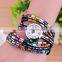 2016 New Product Vintage Fashion Watch,layered Watch Bracelet With Stones