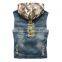 Wholesale Custom Men's Stylish Denim Vest Of Waistcoat