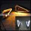 led fog lamp white yellow turn signal light led drl for toyota camry daytime running light