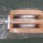 231660 Double Pully block wooden material 140mm , rope diam: 24mm