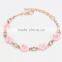 2016 New style beautiful enamel sexy red lips link korean bracelet