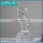 Crystal dancing decorating clear glass ornaments