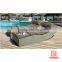 Manufacturer wholesale Rattan Wicker outdoor sun lounger chaise sunbeds