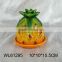 Cheap ceramic airtight food container in pineapple shape