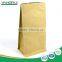 Newest Design Factory Price Kraft Paper Foil bottom coffee bag