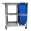 Cheap Modern Hospital Simple S.S Metal Nursing Laundry Trolley