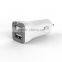 New product 5V2.4A output Dual USB port car charger for iphone 6S/iPad/Samsung