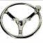 STAINLESS STEEL SPORT WHEEL with FINGER GRIPS and CONTROL KNOB