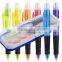 Promotional 9 in 1 Pen And Highlighter Set Pen Set. with pen plastic box ball point pen