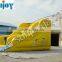 Sunjoy embroidery design custom amusement park equipment big inflatable water slide for sale