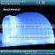 5m LED lighting inflatable igloo tent LED lighted inflatable dome tent remote control color changing LED inflatable party tent