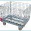 Hot sale Galvanized industrial box pallet with wheels