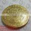 Wholesale custom cheap souvenir fake gold coin,Factory direct gold metal custom making coin