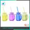 450ml juice glass bottle with lid
