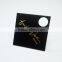 Paper black hang tag for garment
