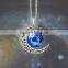 alloy moon time fashion necklace