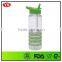 Bpa free 750 ml bling bling band cool water bottles with straw