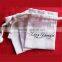 Wholesale price custom logo printing 8oz cotton drawstring reusable bag