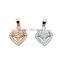 925 sterling silver pendant with CZ micro pave