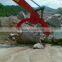 hitachi zx200 Excavator Hydraulic Rotating Grapple Wooden Grapple Log Grapple Stone Grapple