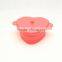 Heart Shape Silicone Bowl with Lid