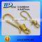 2017 High quality solid copper U type hook,brass Man key U hooks