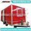 Mobile Kitchen Fast Food Truck, Food Concession Trailer With Sliding Windows