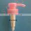 plastic lotion soap pump with dust-proof cap