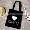 Promotional eco friendly natural handled organic custom printed cotton canvas foldable shopping bag tote bag