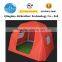 Easy setup outdoor inflatable camping tent with strong waterproof, windproof and light weight