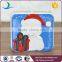 Cartoon arctic polar bear embossed ceramic christmas bathroom set