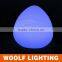 Remote Control Peach Shape RGB LED Color Changing Light