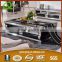 C384 modern home furniture stainless steel frame marble top corner table
