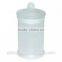 Wholesale Sublimation Cylinder Empty Glass Storage Bottle Candy Jar With Lid