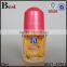 Antipersprant deodorant 30 ml glass bottle cute design 30ml roll on glass bottle