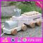 2016 new design wooden train pull toys for toddlers W05C076